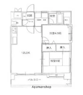 リバーサイド榎町【6階】の間取り