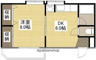 イシイハウス2【3階】の間取り