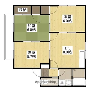 セジュール行友Ⅰ【1階】の間取り