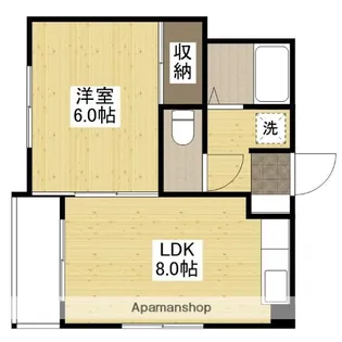 エトワール榎町【4階】の間取り