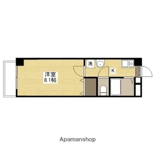 ル・パラディ【4階】の間取り