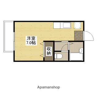 メゾンメイプル【1階】の間取り