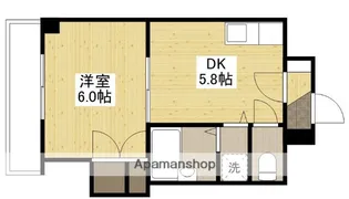 SINCERE−舟入【5階】の間取り