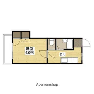 第1コーポ古屋【2階】の間取り