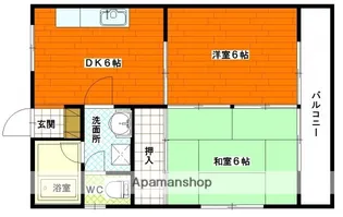 第二佐々木ビル【4階】の間取り