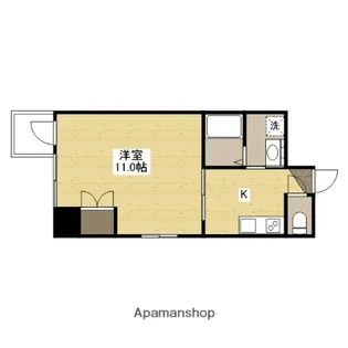 ヴァンサンク堺町【6階】の間取り