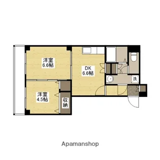 第一大内ビル【4階】の間取り