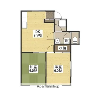 三宅第二アパート【2階】の間取り