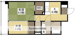 トランコート御幸橋【6階】の間取り