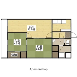 ティアンドケイ観光ビル【2階】の間取り