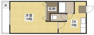 第一タウン皆賀【2階】の間取り