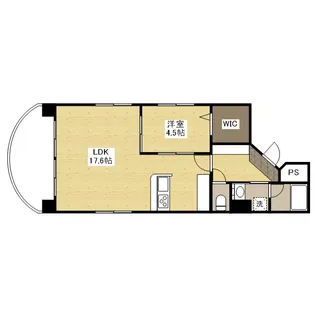 SUNSQUARE堺町【8階】の間取り