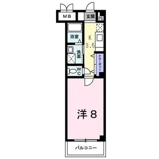 コリウス【2階】の間取り