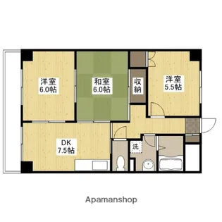 ルネッサンス末森【5階】の間取り