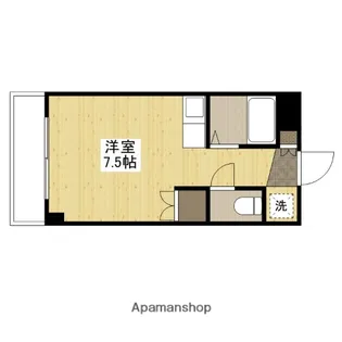 ラポール祇園【4階】の間取り