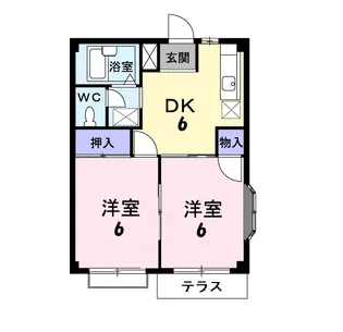 エルディムTMM【1階】の間取り