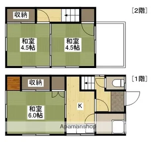 浅田メゾネット【1階】の間取り