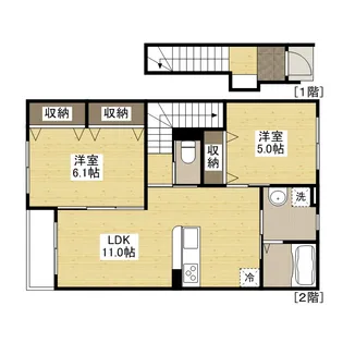 ミルフィーユ【2階】の間取り
