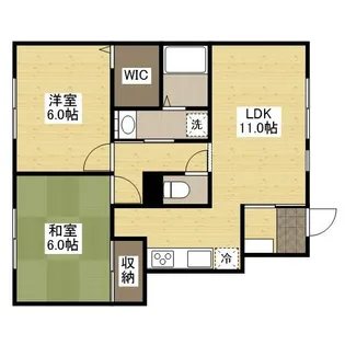 サンビレッジ府中B【103号室号室】の間取り