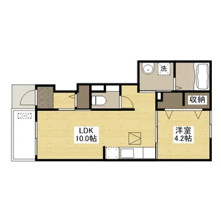 クラールコスモス【1階】の間取り