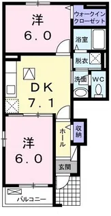 イルマーレ C【1階】の間取り