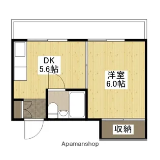 冨永ビル【5階】の間取り