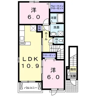 ブルーベリー【2階】の間取り