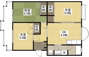 新納マンション【4階】の間取り