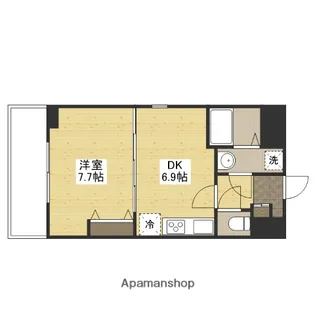 アーバインステイ広島イースト【10階】の間取り