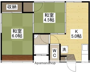 アーバン旭園【2階】の間取り