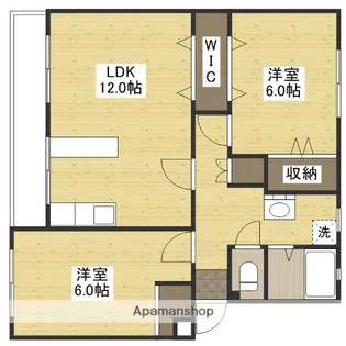 K’S B USHITA【4階】の間取り
