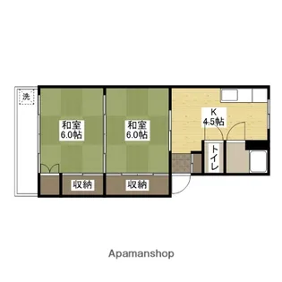 福地ビル【4階】の間取り