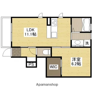 リヴェール【1階】の間取り