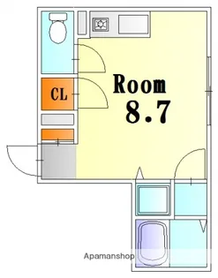 ケンセイ第5ビル【3階】の間取り