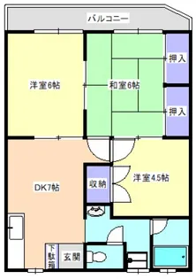 MRビル【203号室号室】の間取り