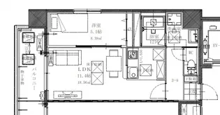 ソル高松【501号室号室】の間取り