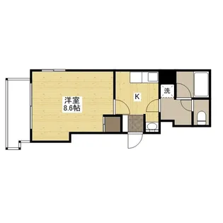的場Yビル【602号室号室】の間取り