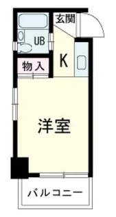リバーサイド庚午【502号室号室】の間取り