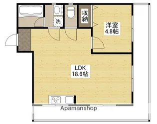 平岡ビル【4階】の間取り