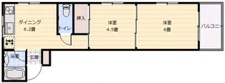 メゾン・ドウエスト【301号室号室】の間取り
