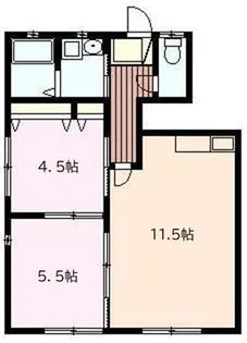 フェリーチェ福田【103号室号室】の間取り