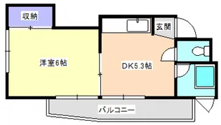 北神ビル【303号室号室】の間取り