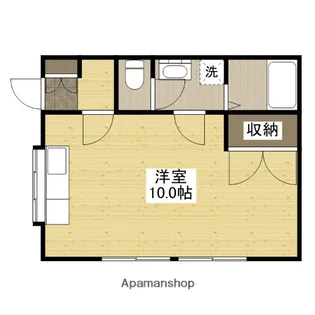 スナコダコーポ B【201号室】の間取り