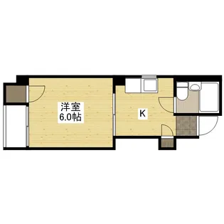 コーポラス寺町【502号室号室】の間取り