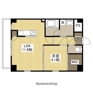 ソラーナ天満町【2階】の間取り