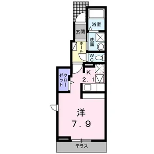 M’S HIRO【1階】の間取り