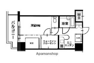 ラポール中島【11階】の間取り