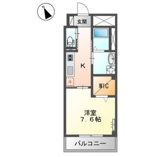 ルリアンソール【1階】の間取り