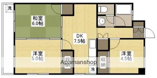 相原マンション【3階】の間取り