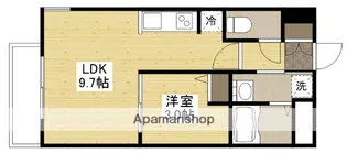 月光矢賀ソレイユサイド参番館【1階】の間取り